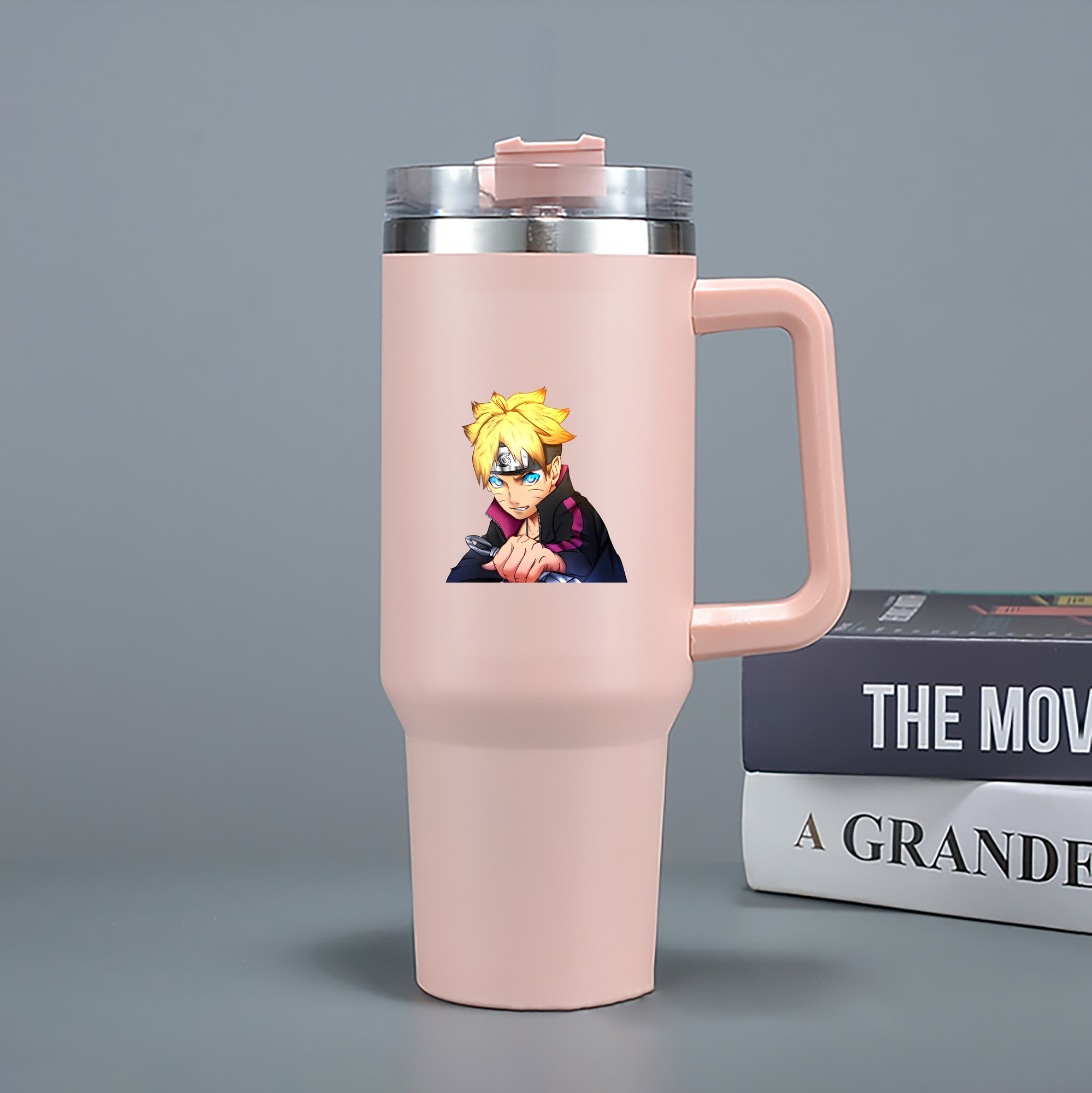 （画像用） NARUTO -ナルト- うずまき ボルト Uzumaki Boruto 1200mL車用タンブラー（カラープリント）